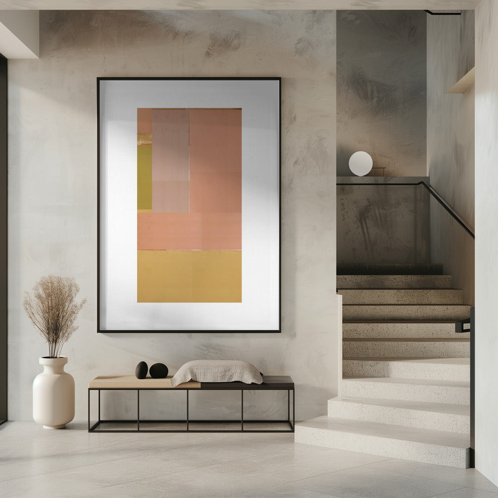 Abstrakte strukturierte Komposition 4 | Poster