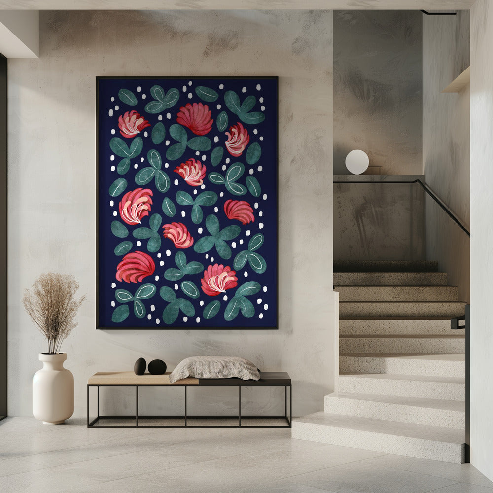 Red flowers III | Poster