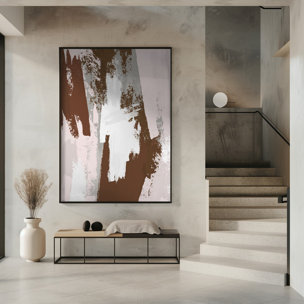 Abstrakte braune Farbe | Poster