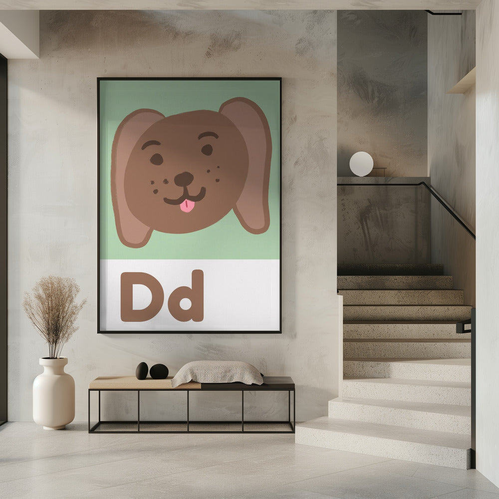 Welpen-Alphabet-Spaß | Poster