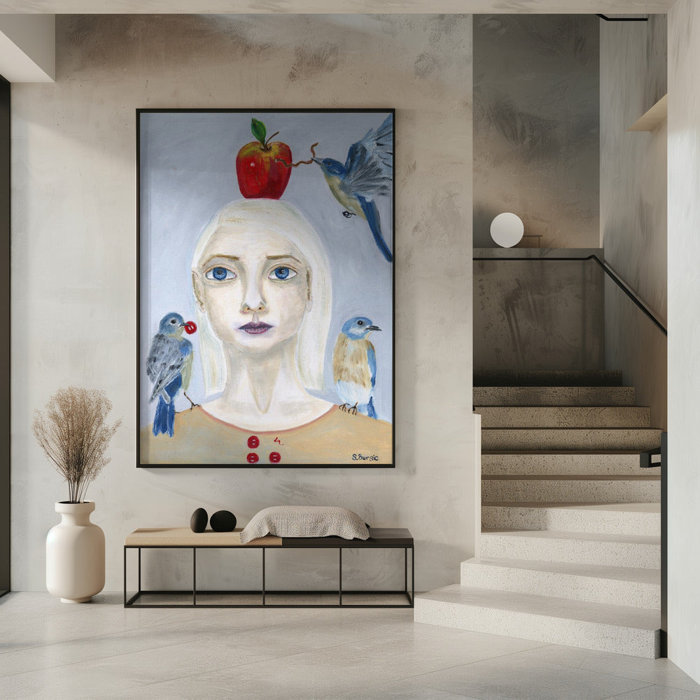 Nordische Frau Mut | Poster