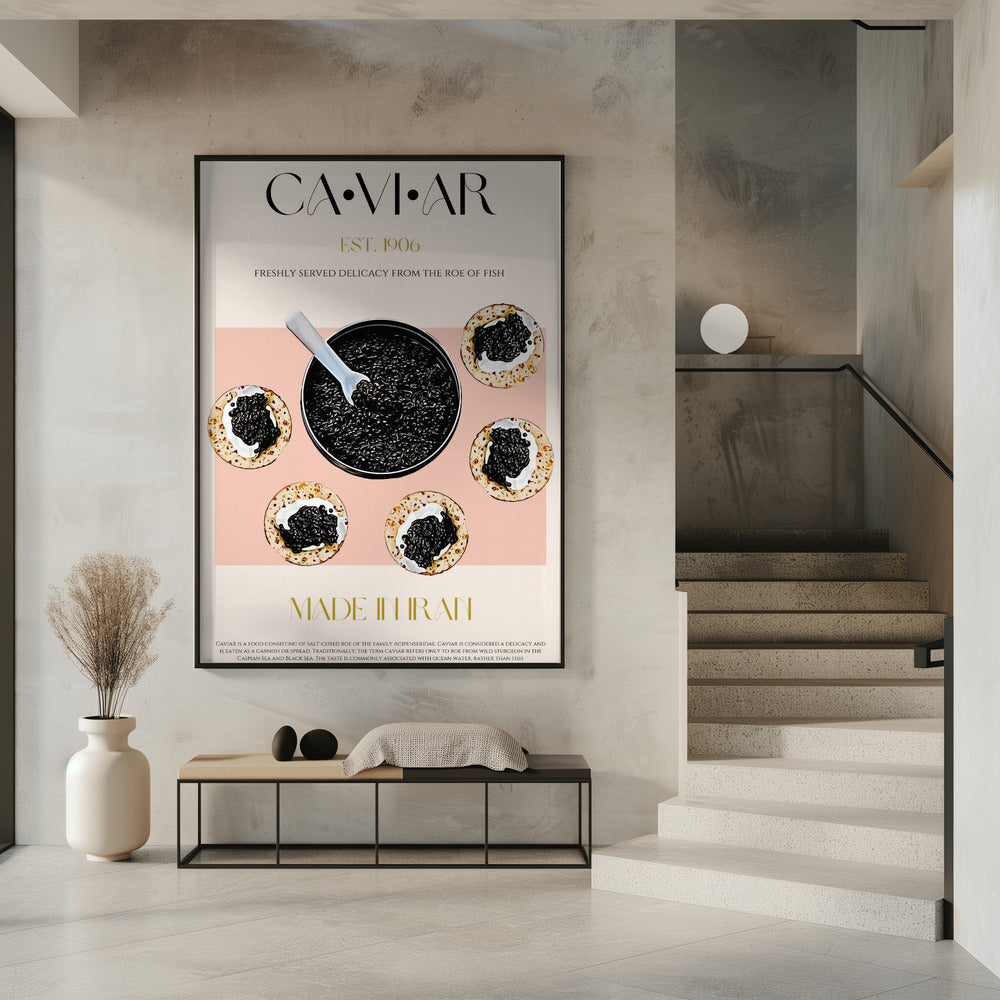 Luxus auf Blini | Poster