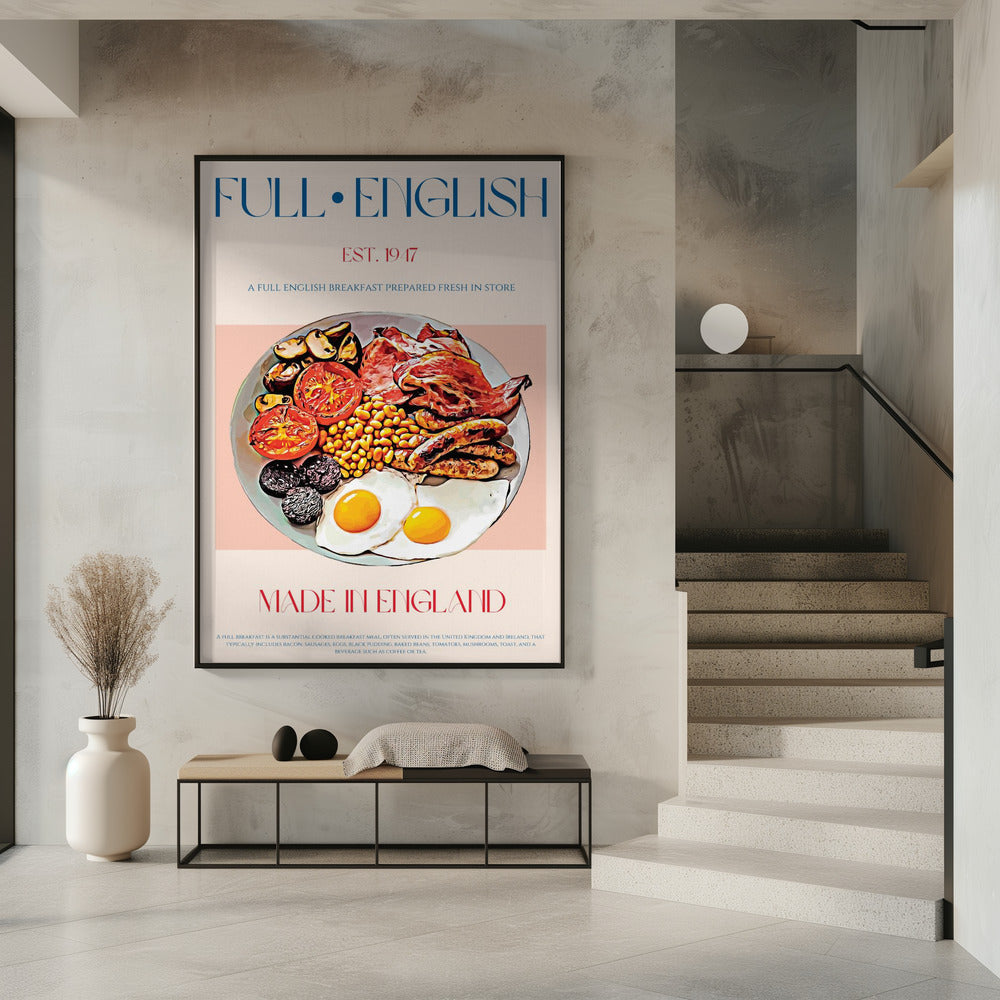 Traditionelles englisches Frühstück | Poster