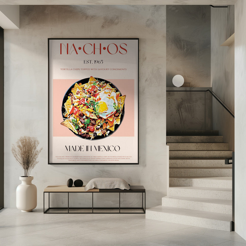 Bunte mexikanische Nachos | Poster