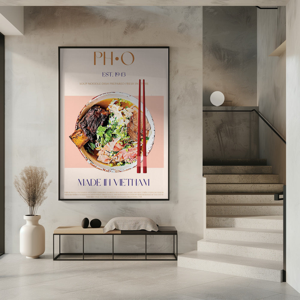 Vietnamesischer Nudelgenuss | Poster