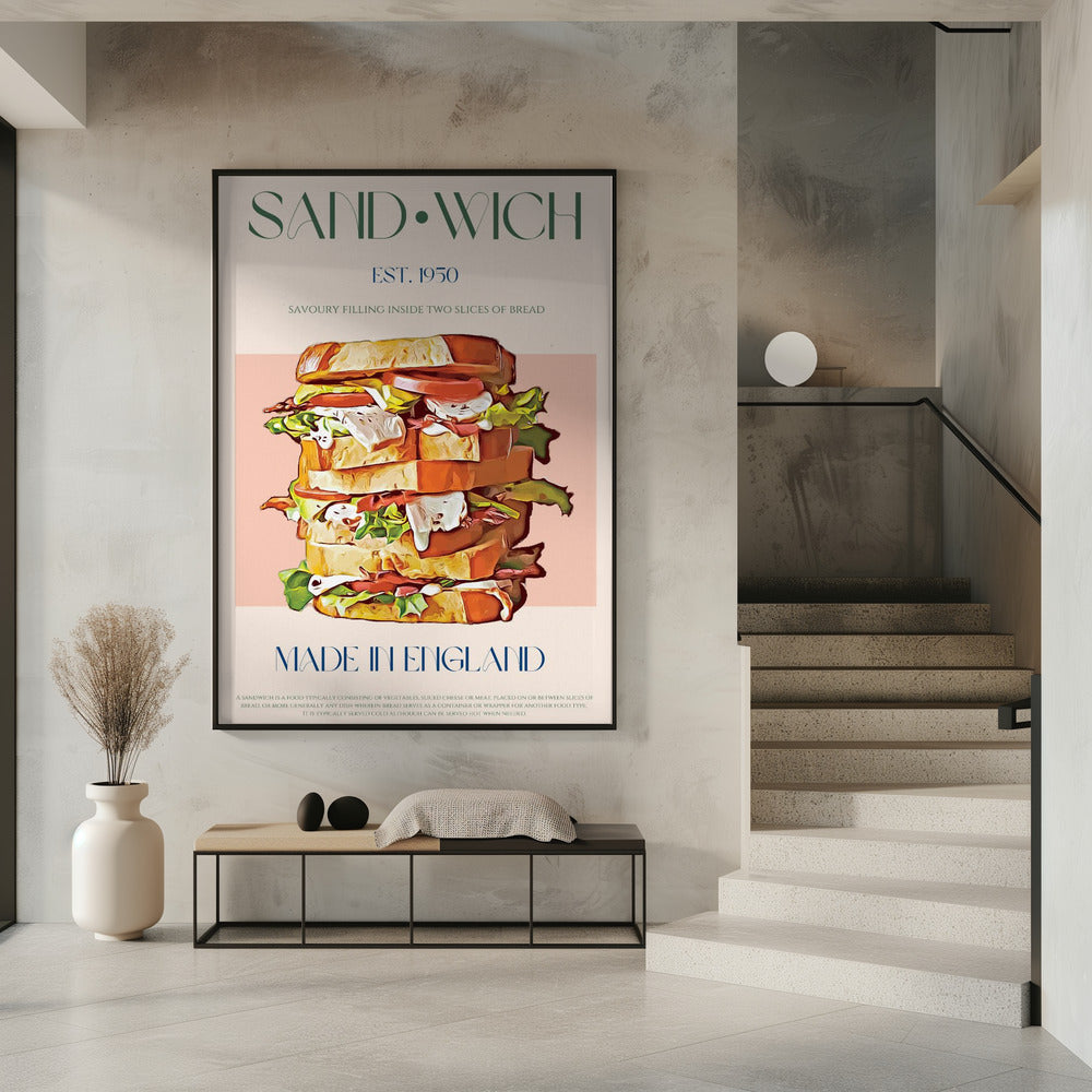 Klassisches Sandwich aus England | Poster