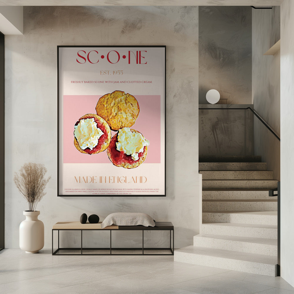 Englischer Scone-Genuss | Poster
