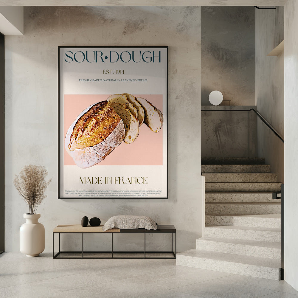 Französischer Brotgenuss | Poster