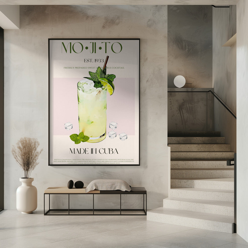 Mojito-Cocktail-Druck | Poster