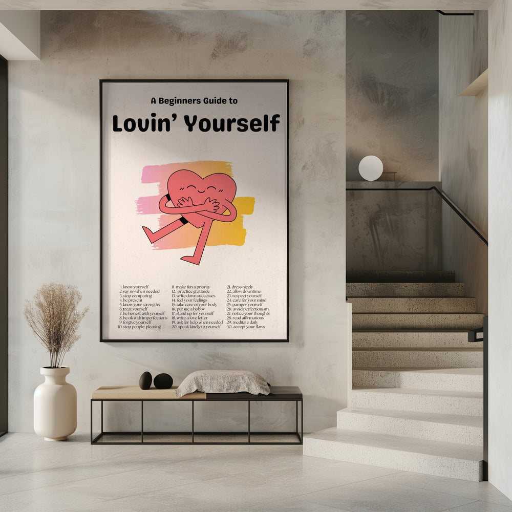 Umarmung mit Freude | Poster