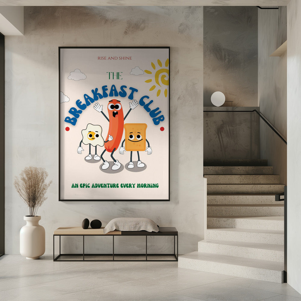 Breakfast-themed Cartoon | Poster