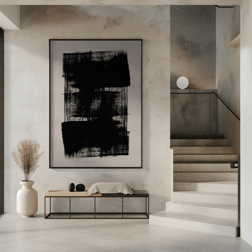 Abstract Brush Strokes 180Y | Poster