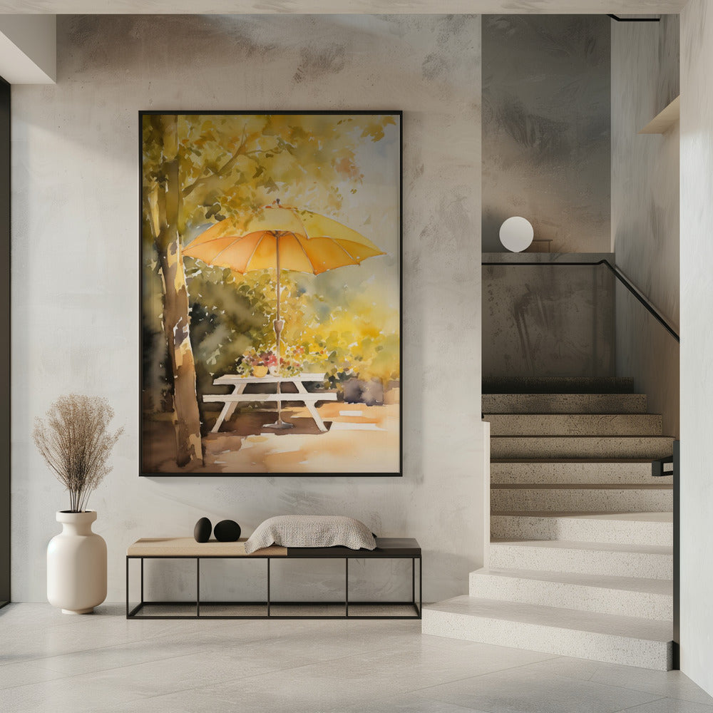 Sommer im Hintergarten | Poster