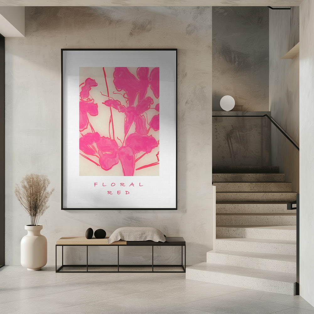 Floral Red | Poster