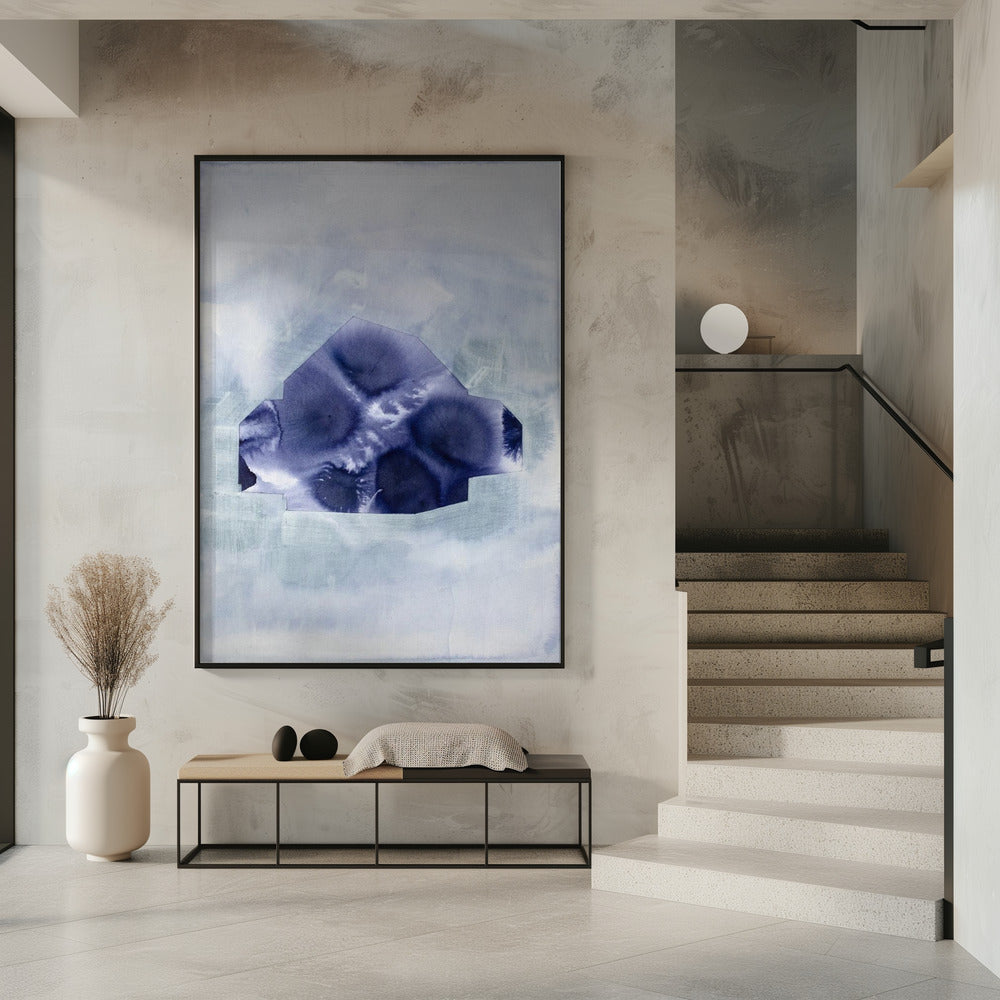 Rätselhafter Indigo-Hafen | Poster
