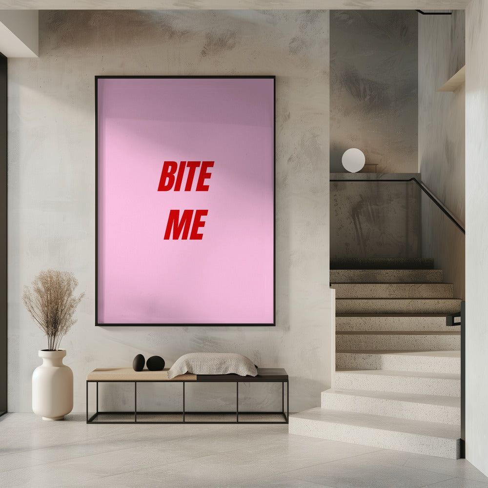 Rot auf Pink – Mutig | Poster