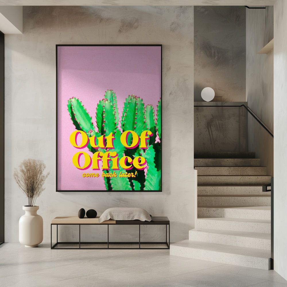 Vibrant Green Cactus | Poster