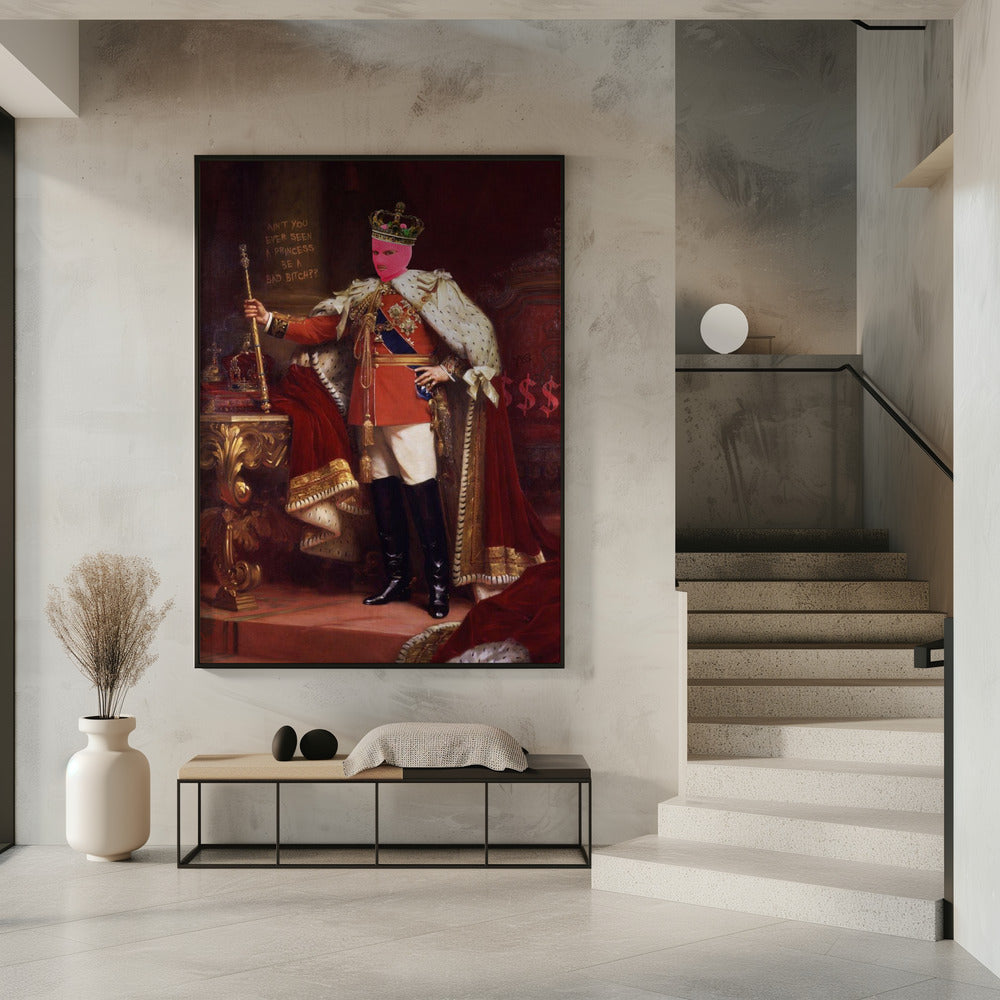 Königliche Figur in Ornat | Poster