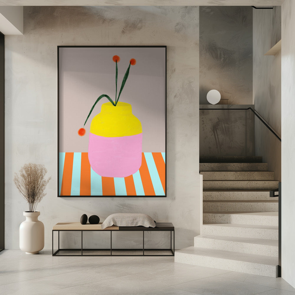 Bold Vase Blooms | Poster