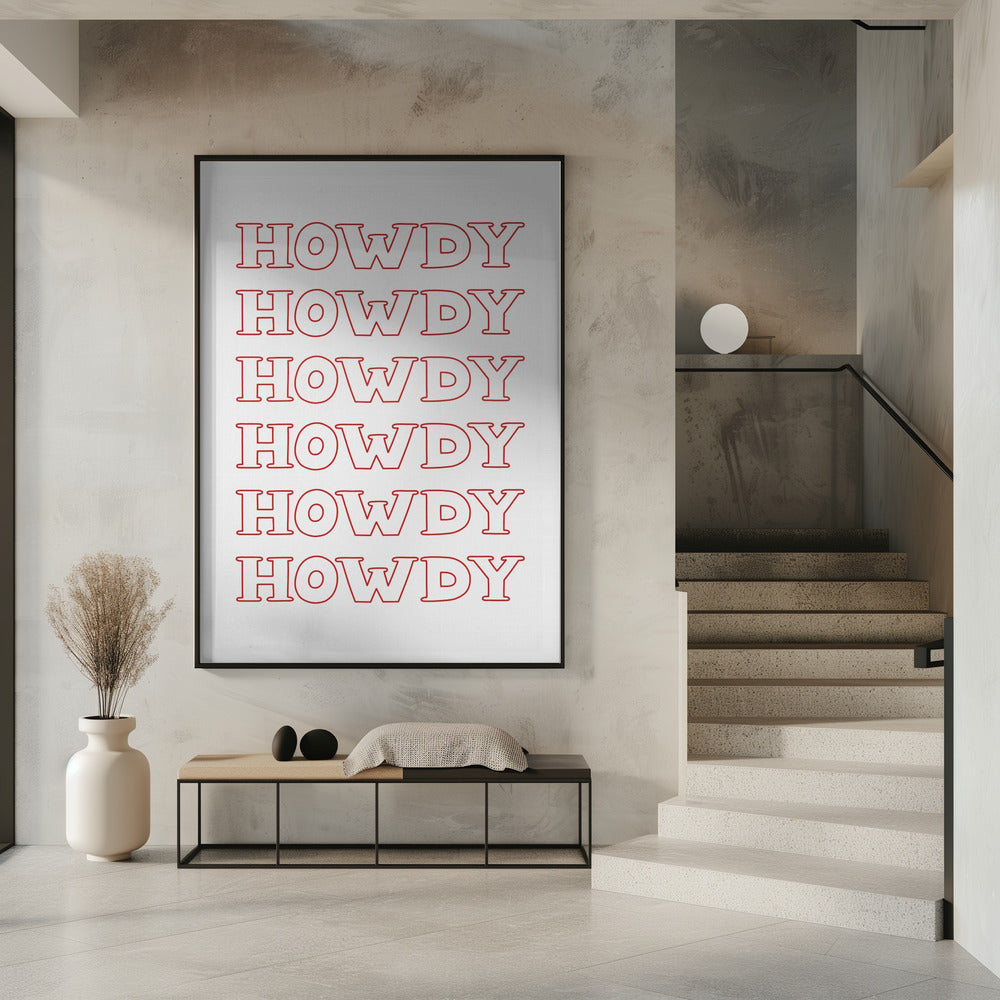 Red Howdy | Poster