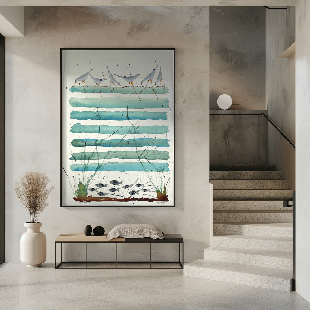 Serene Coastal Scene | Poster