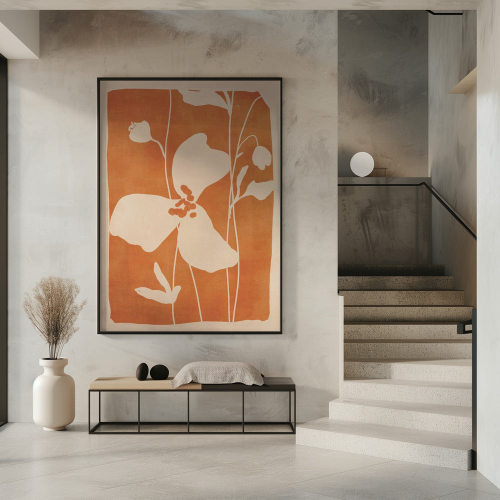Abstrakte Minimalblumen | Poster