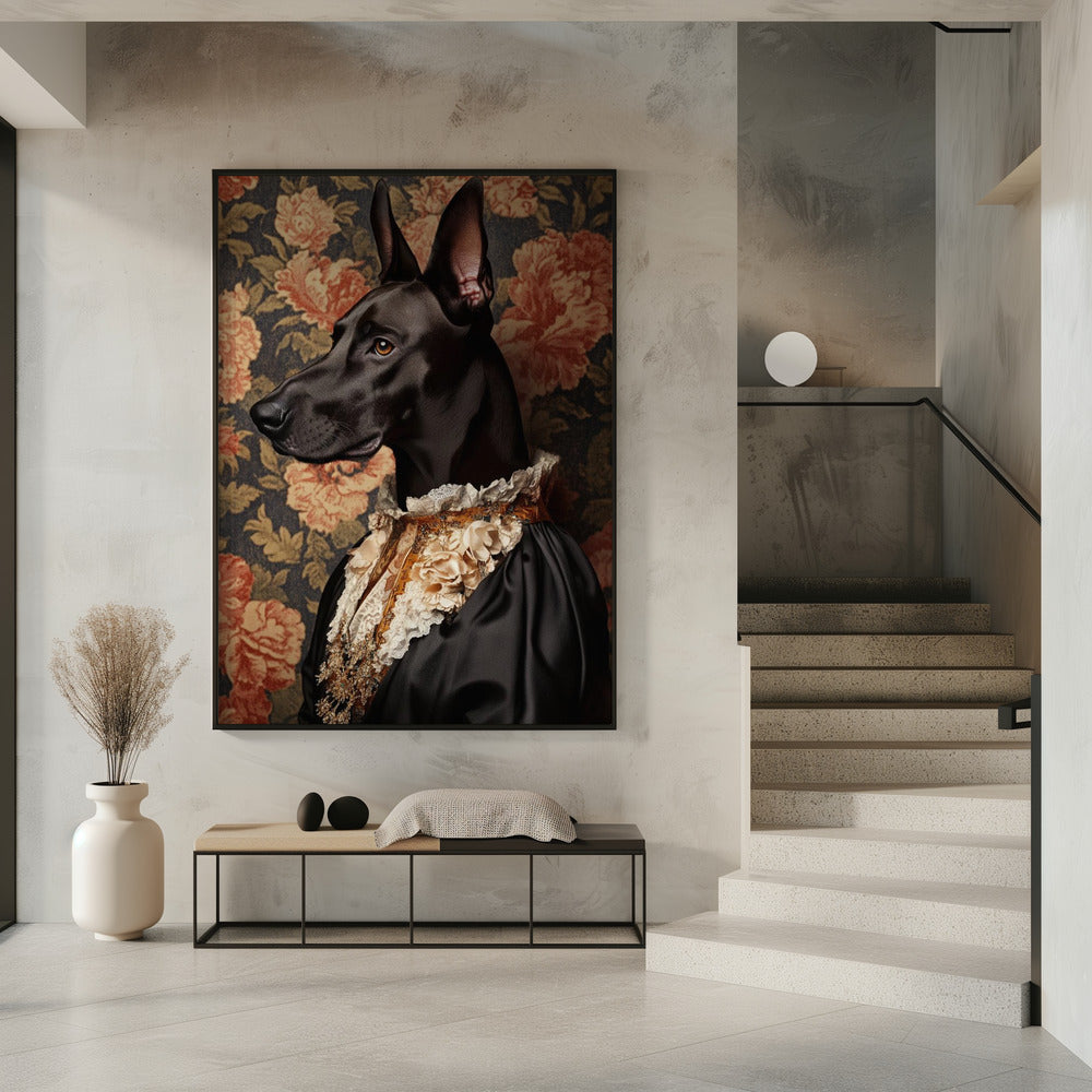 Die elegante Deutsche Dogge | Poster