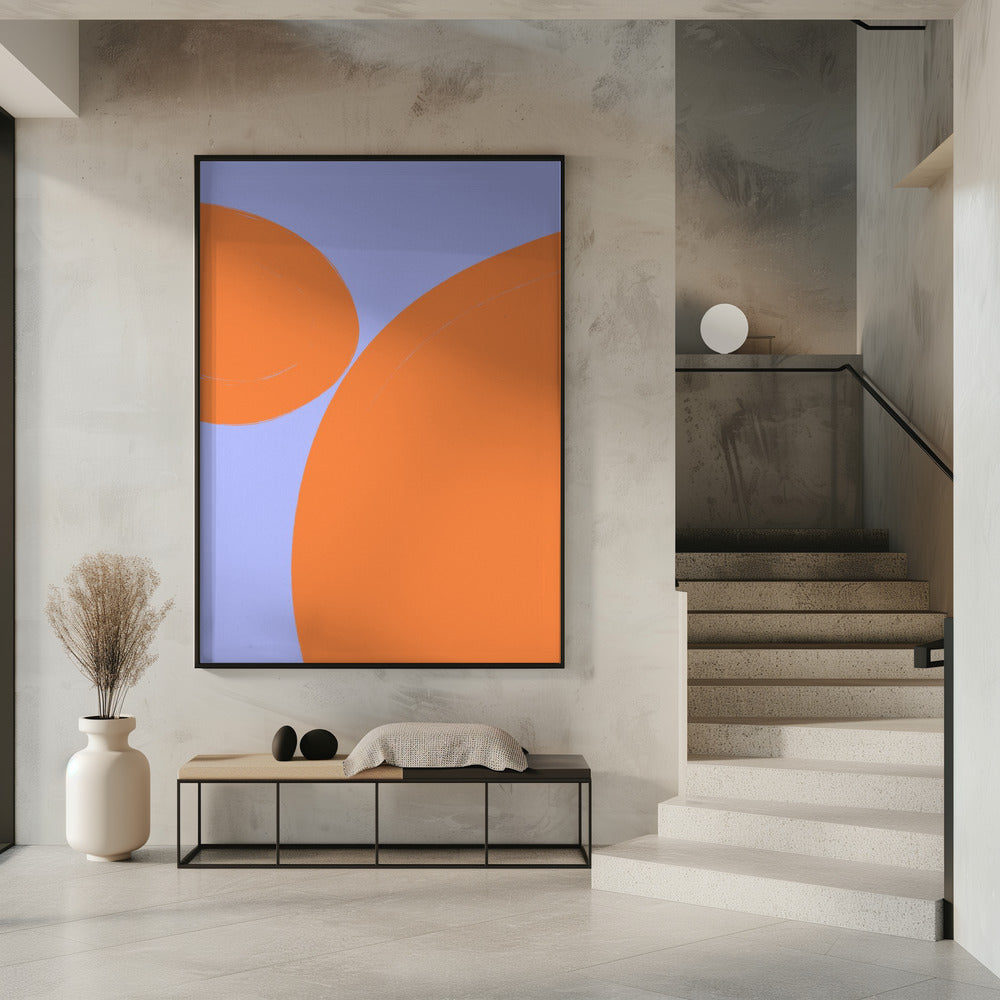 Orange Harmony Bliss | Poster