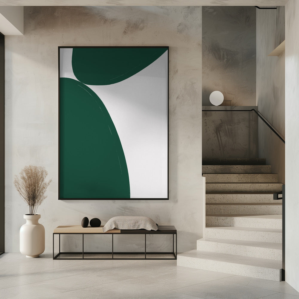Grüner Minimalismus | Poster