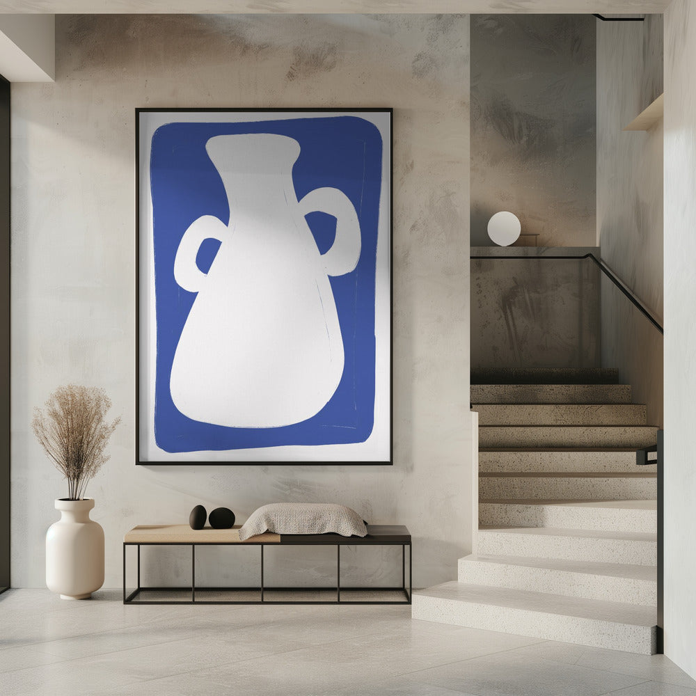 Vase mit zwei Henkeln | Poster