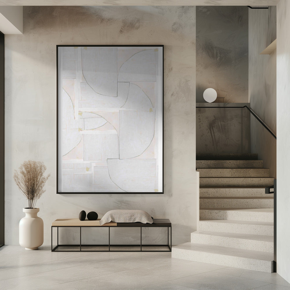 White Shapes | Poster