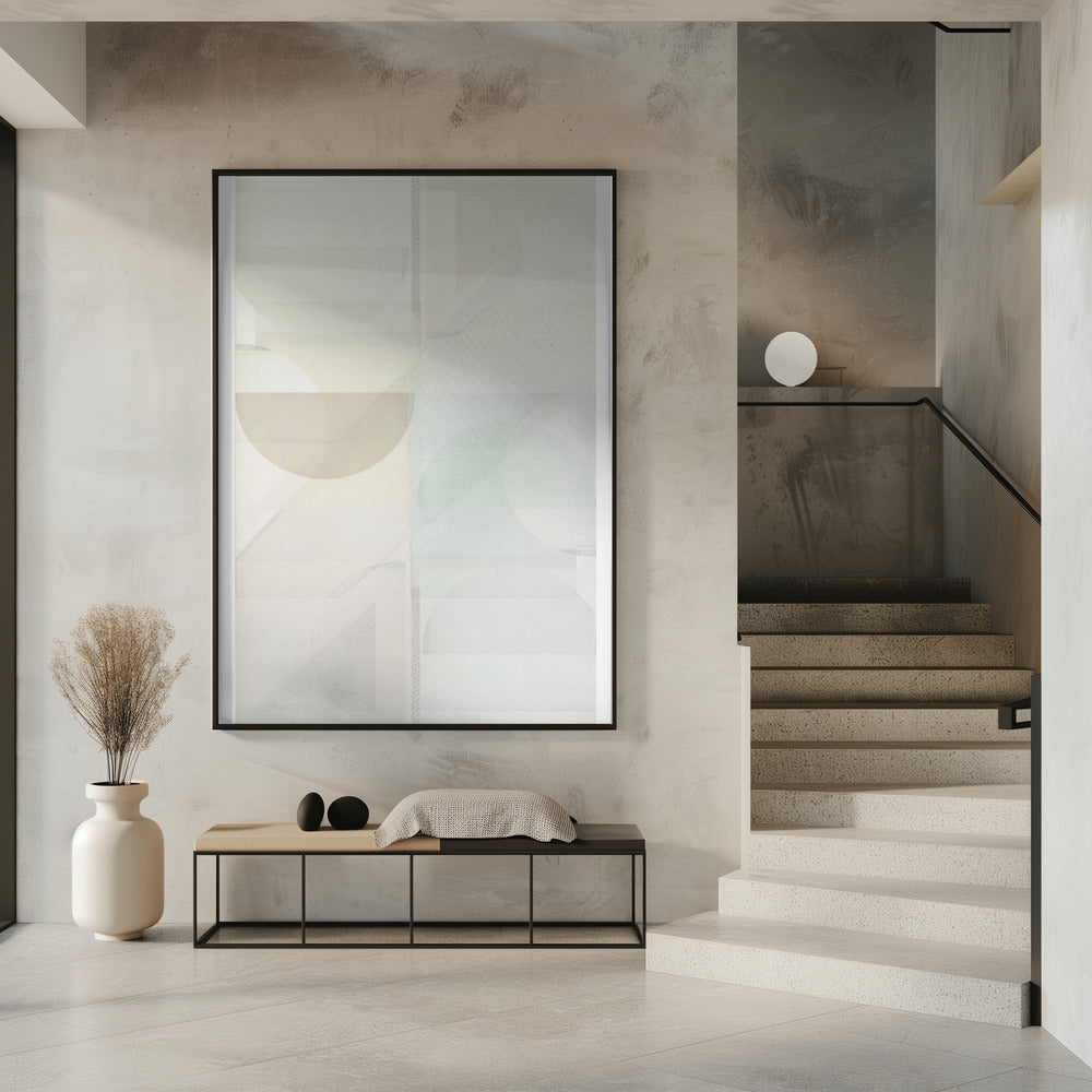 Ivory and Stone Spheres | Poster