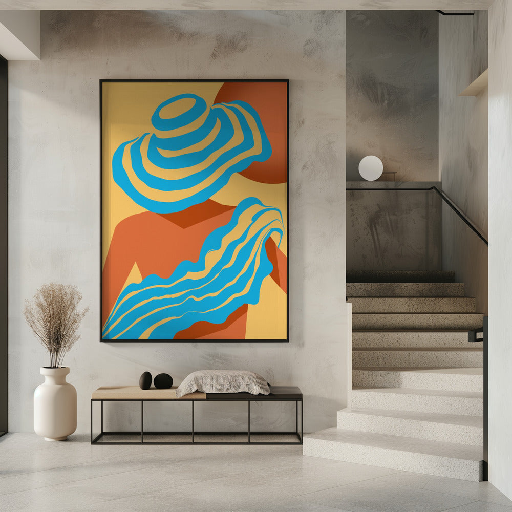 Sunlit Wavesstripe | Poster