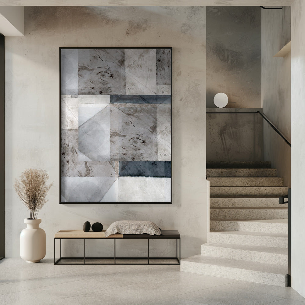 Abstraktes geometrisches Muster | Poster