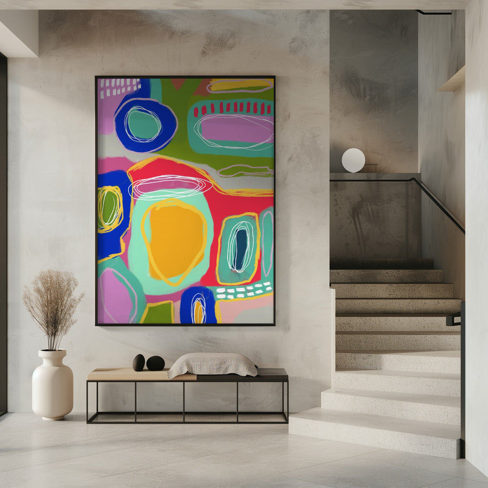 Helles Abstraktes Poster