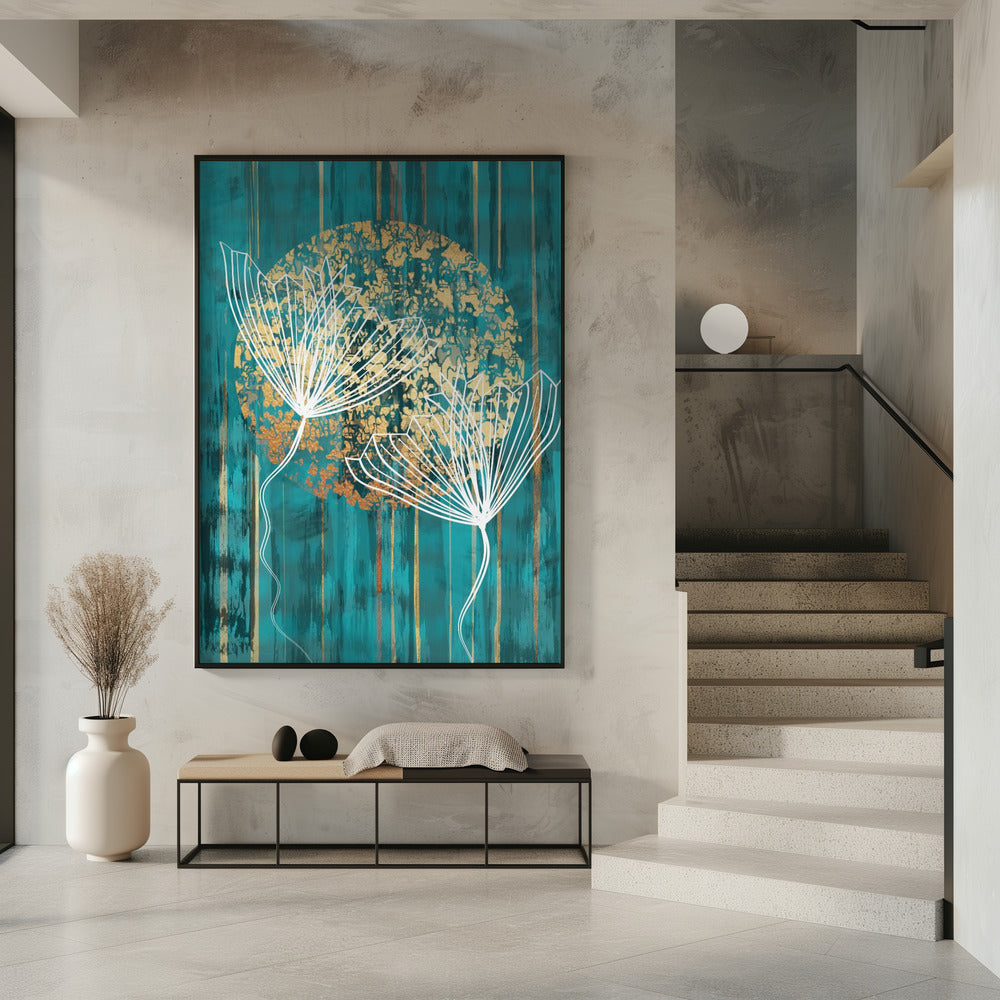 Abstrakter botanischer Kunstdruck | Poster