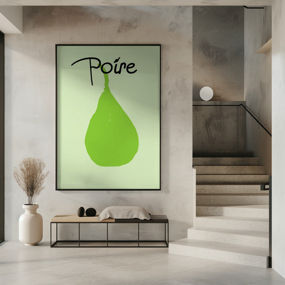 Grüne Birnenfreude | Poster