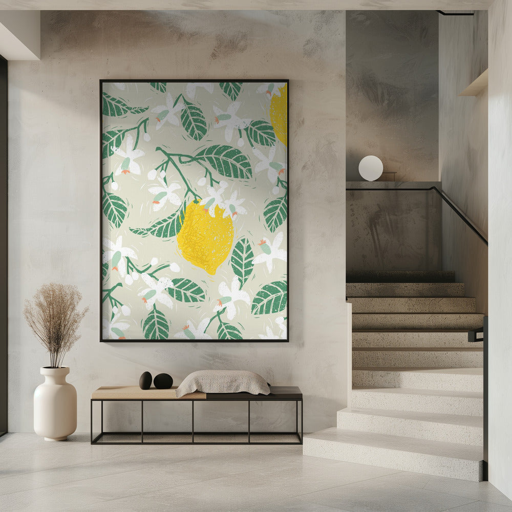 Lemon tree blossoms | Poster