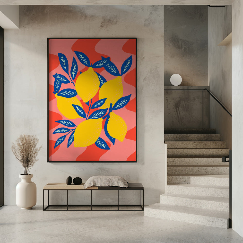 Lively Lemon Burst | Poster