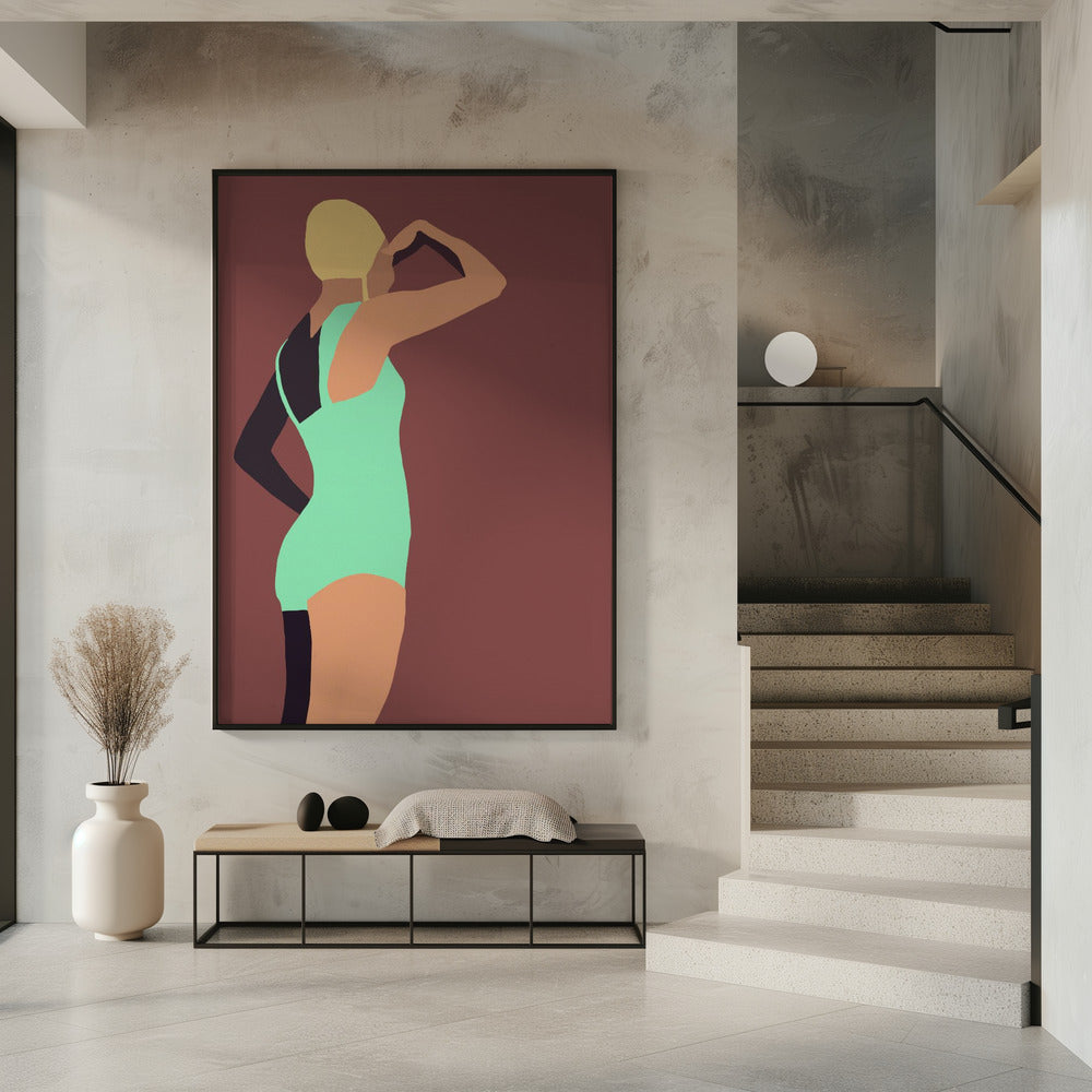 Vintage Schwimmer Poster | Poster