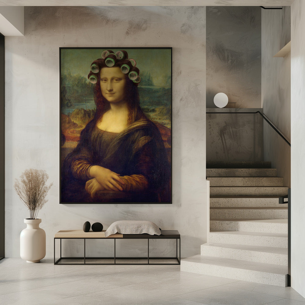 Mona Lisa - the Curly Girly Edition | Poster