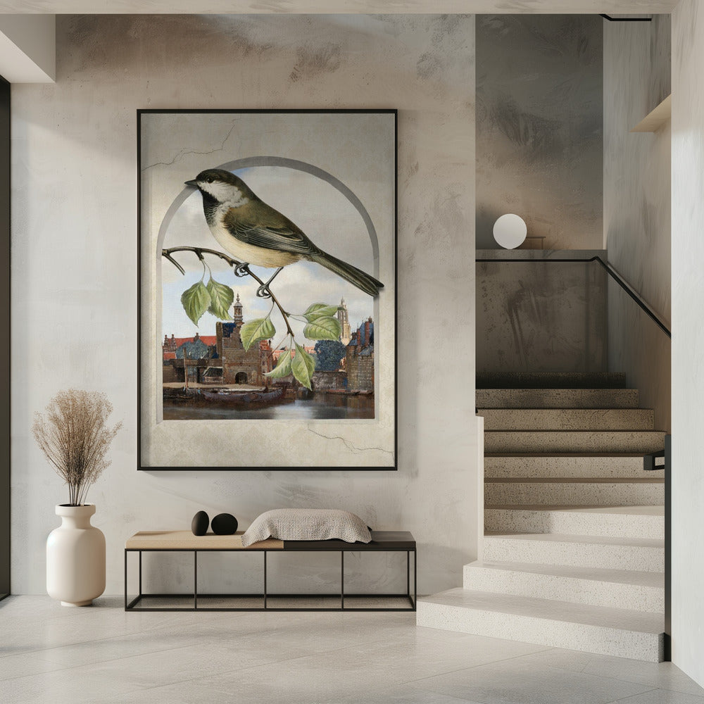 Vogelperspektive auf den Torbogen | Poster
