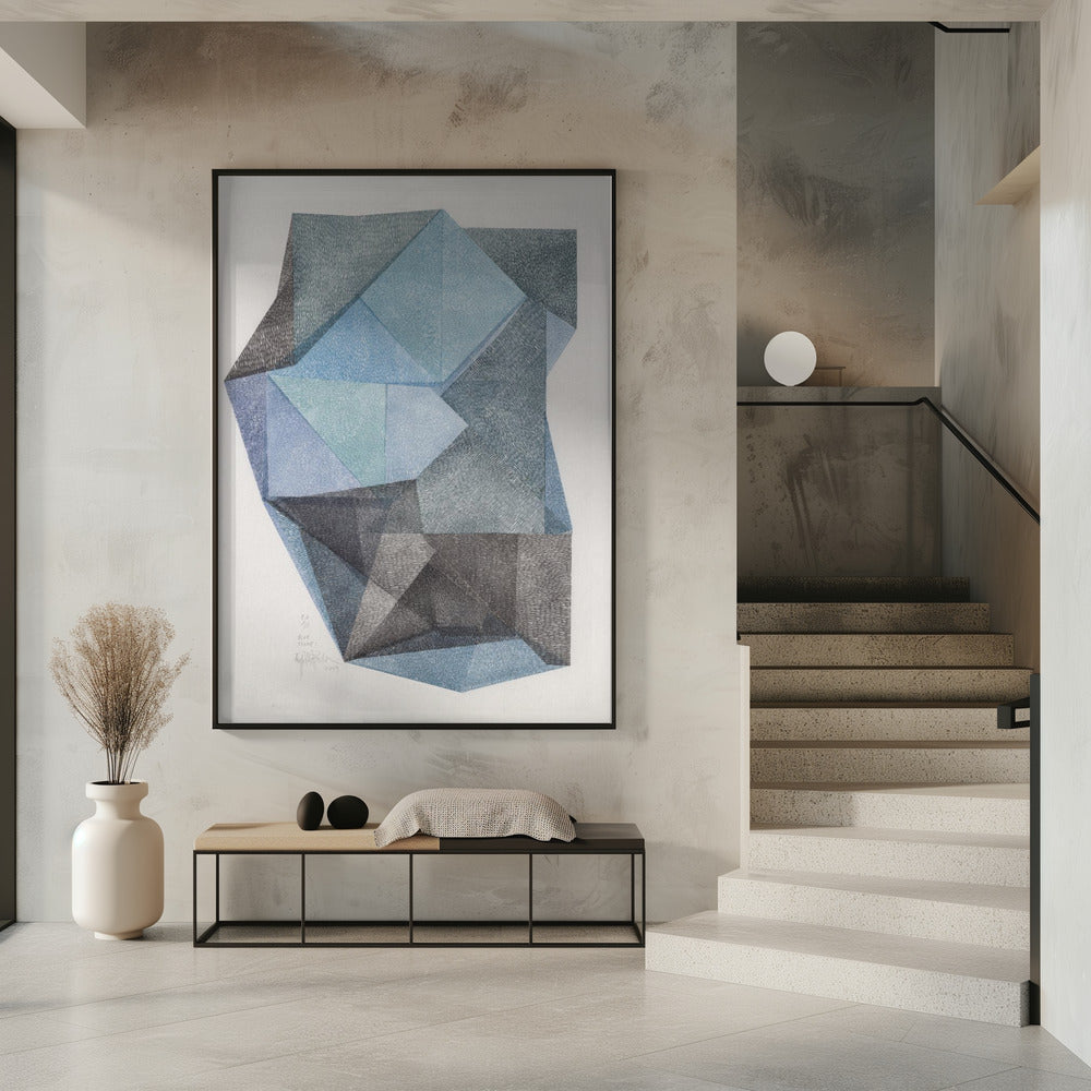 Blauer Stein I. | Poster