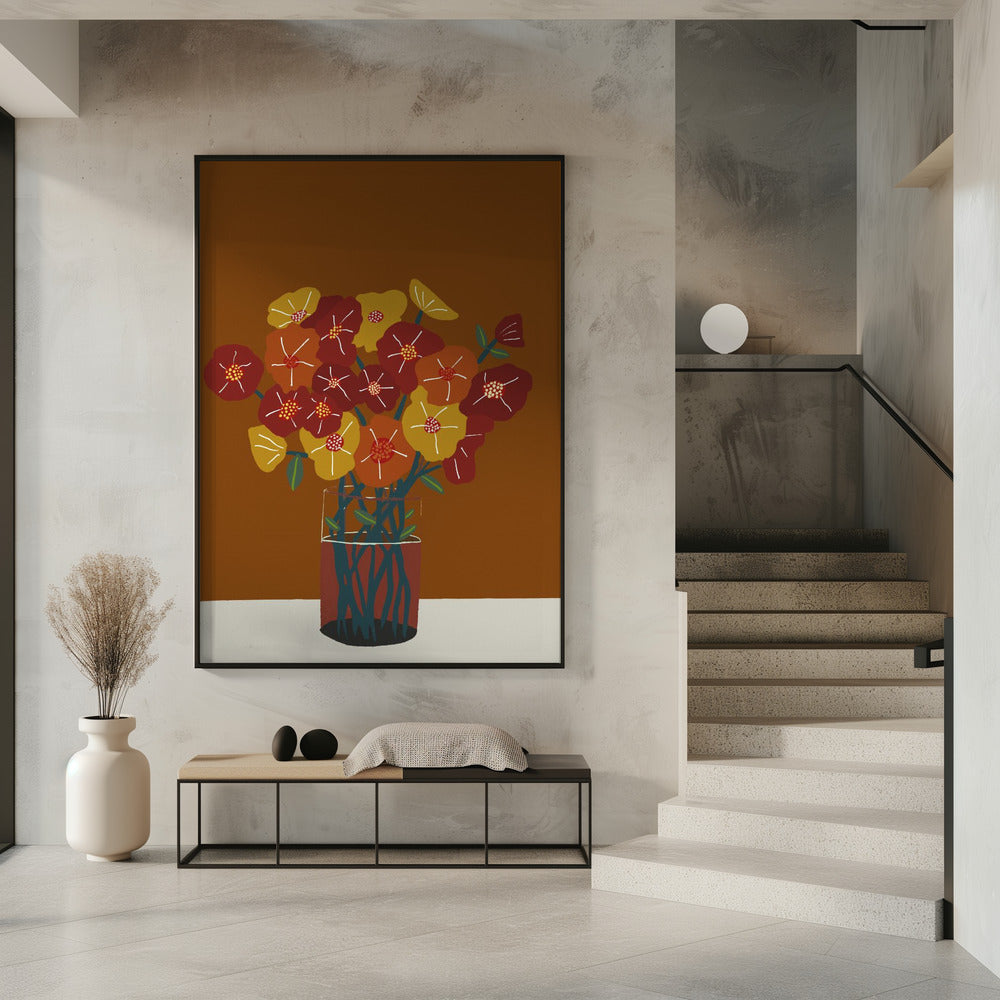 Blumen in der Vase | Poster