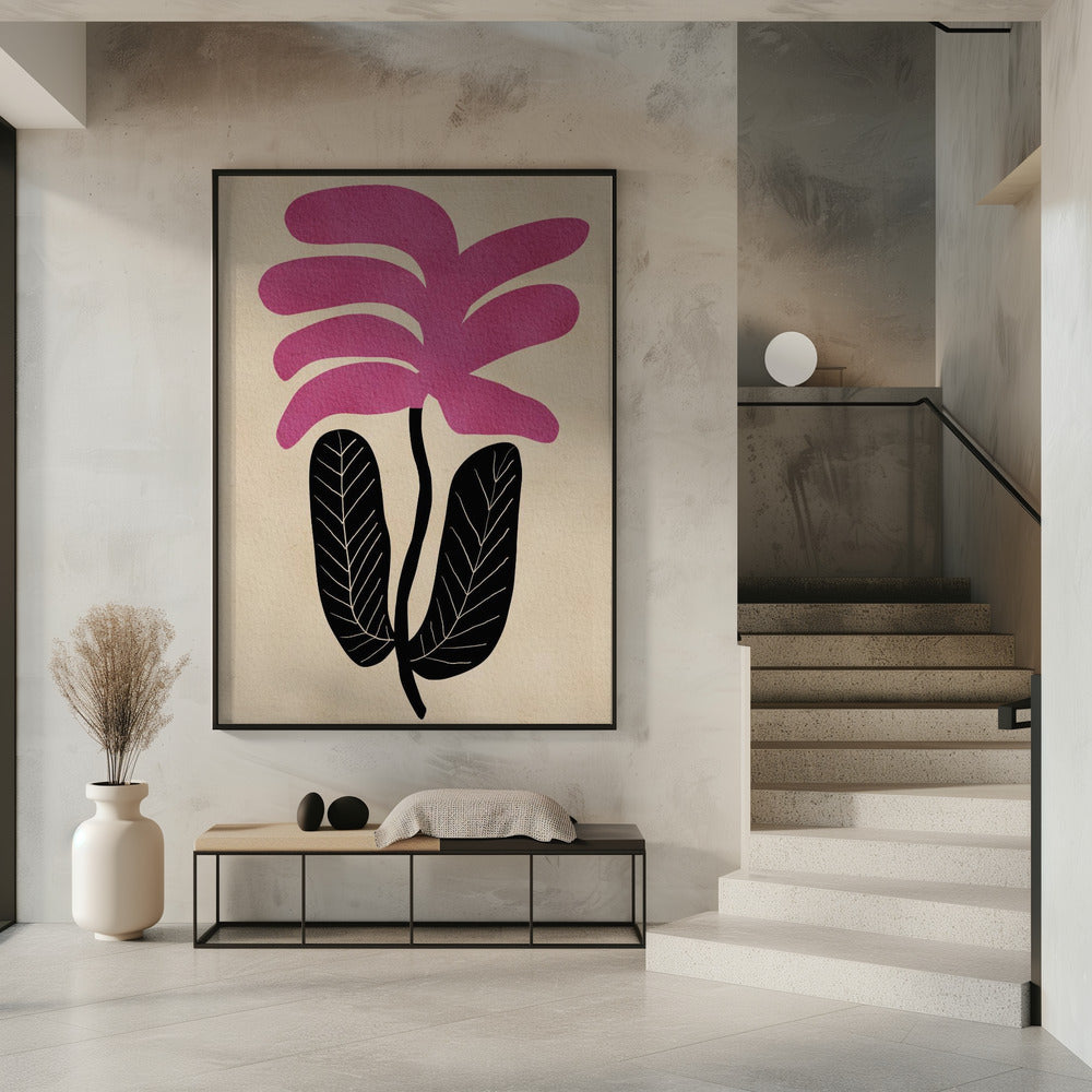 Rosa Blumenblume | Poster