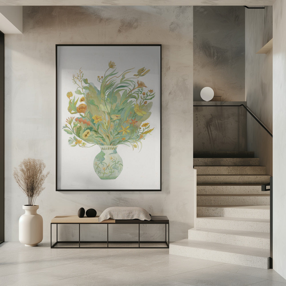 Eine Vase voller Blumen | Poster