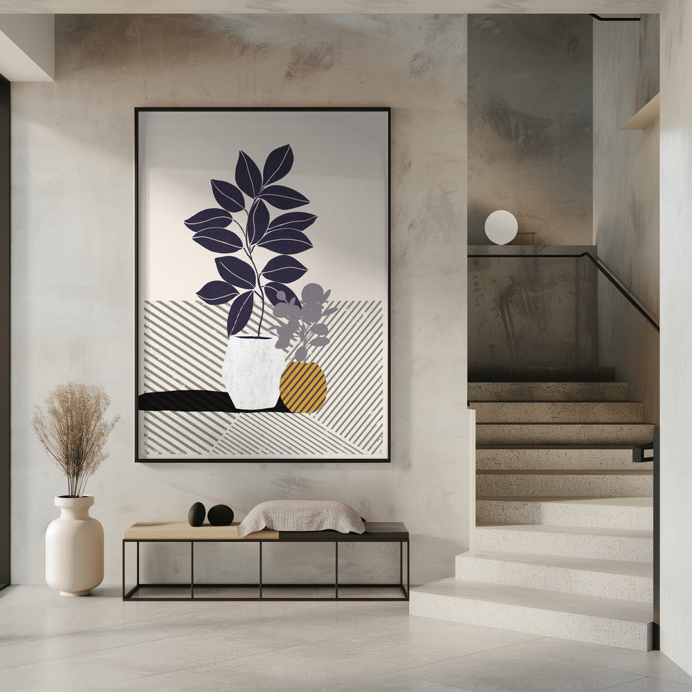 Vase B By Catsanddotz 5 To 7 30 X 42 Inches L | Poster