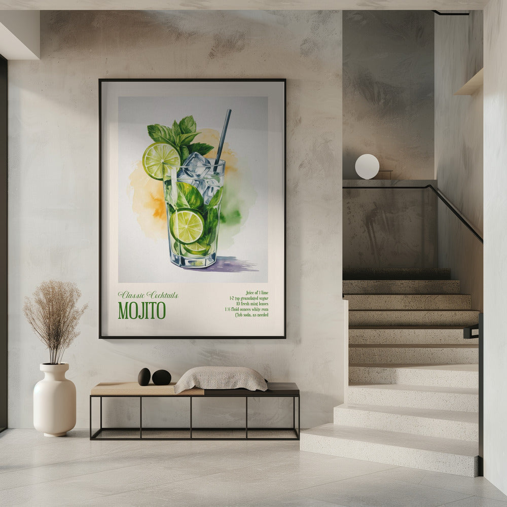 Klassische Cocktails - Mojito | Poster