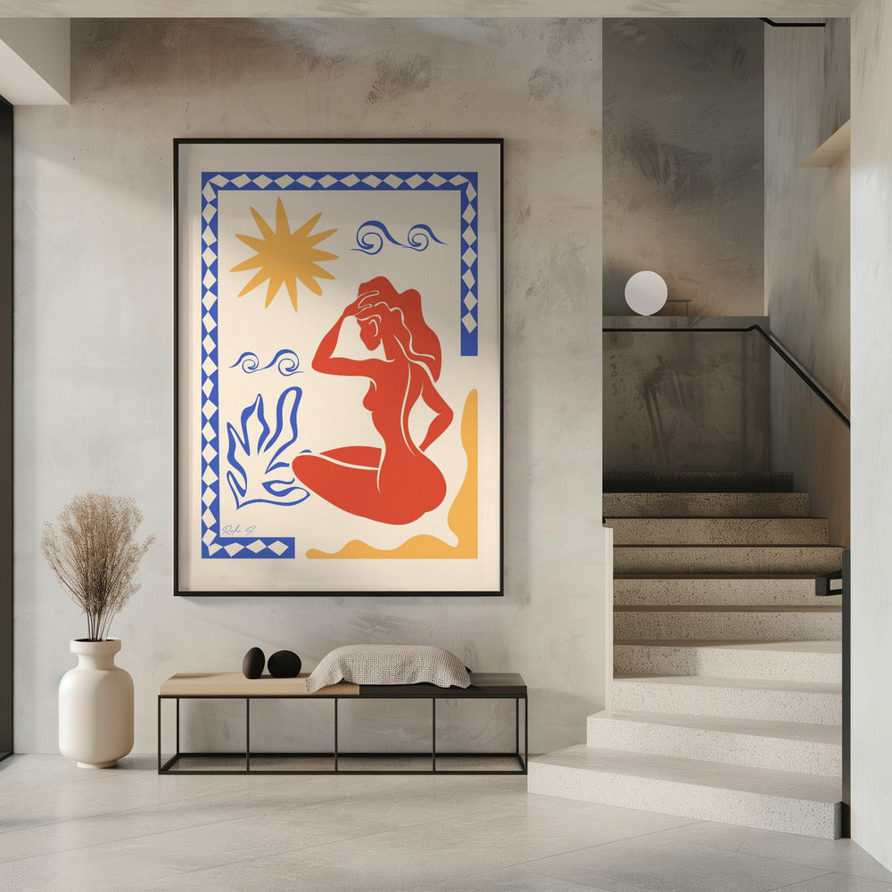 Sonnenbad (Trichromatisch) | Poster