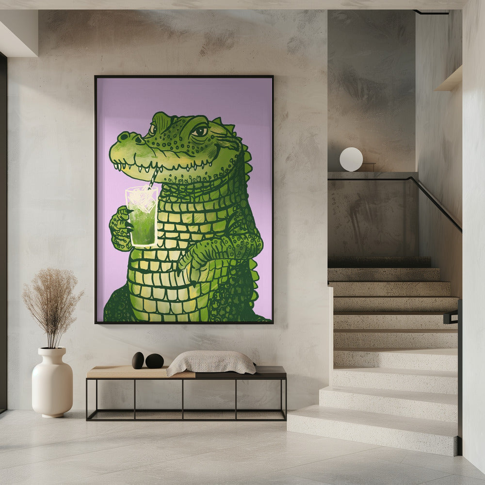 Matcha-Krokodil | Poster